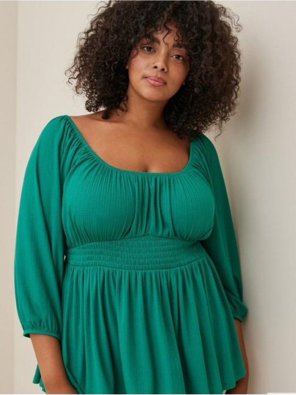 Torrid Smocked Waist Top